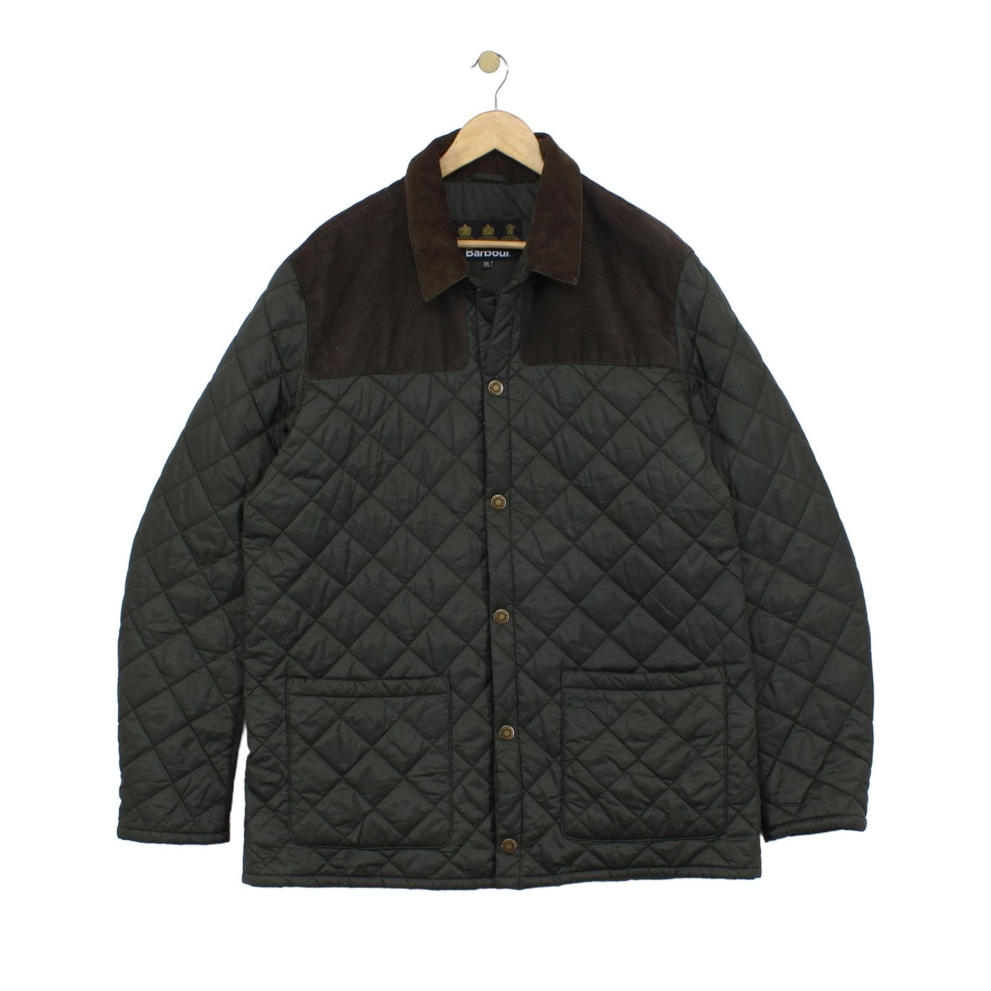 Mens Gillock Quilted Jacket Outdoor Snap Button