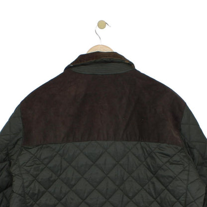 Mens Gillock Quilted Jacket Outdoor Snap Button