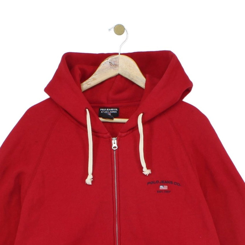 Mens Spell Out Hoodie Full Zip Oversized