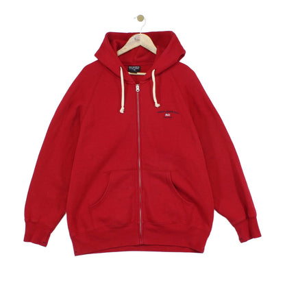 Mens Spell Out Hoodie Full Zip Oversized