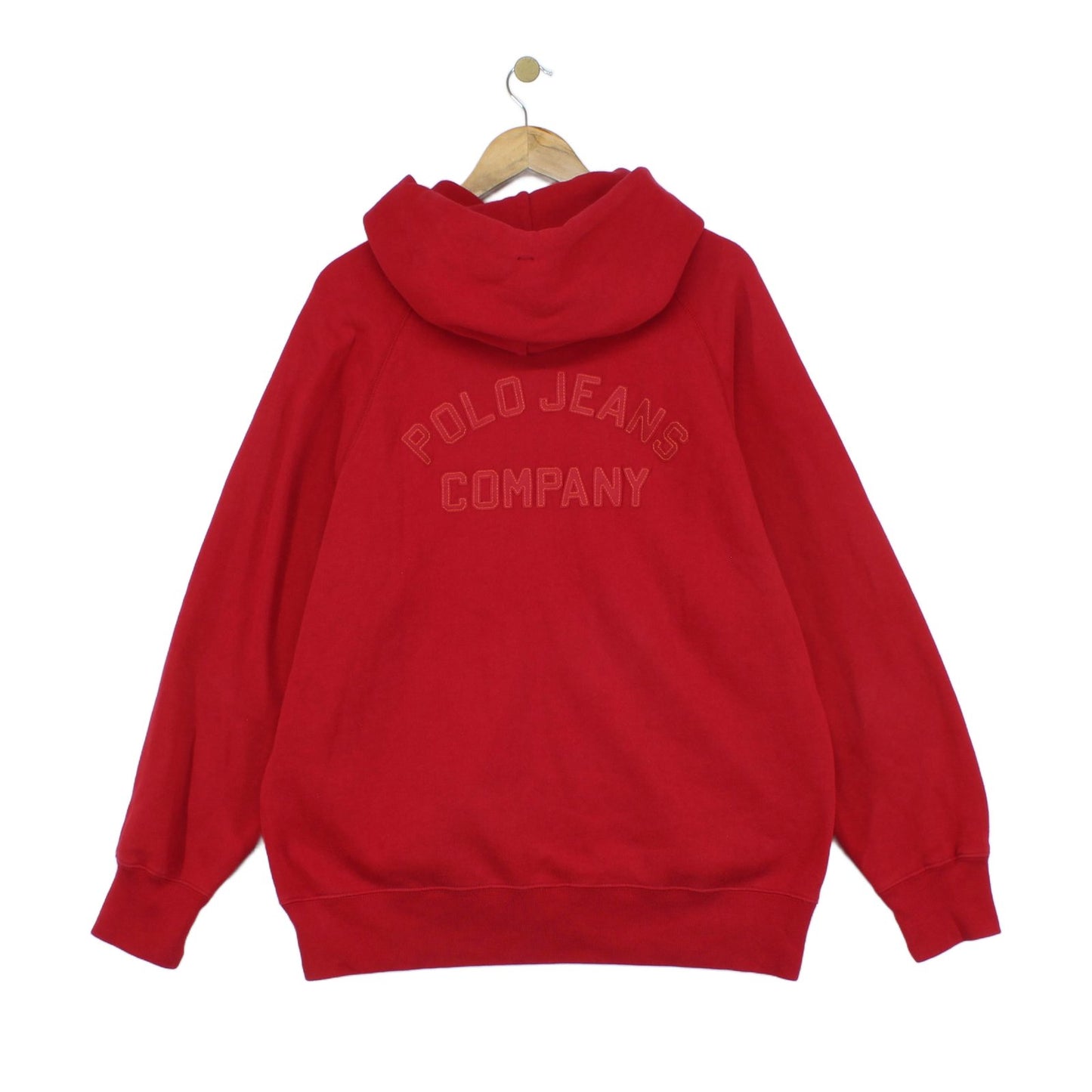 Mens Spell Out Hoodie Full Zip Oversized