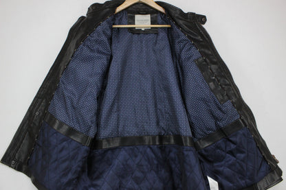 Mens Biker Jacket Full Zip Utility