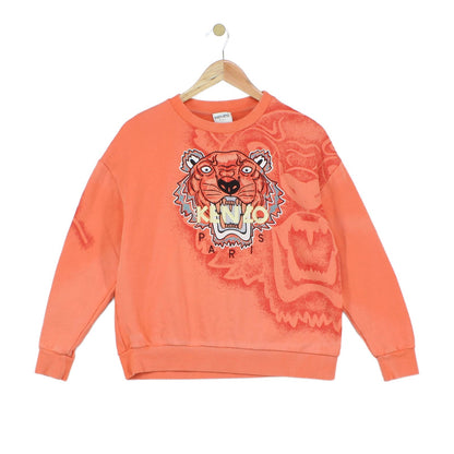 Boys Graphic Sweatshirt Tiger Crew Neck