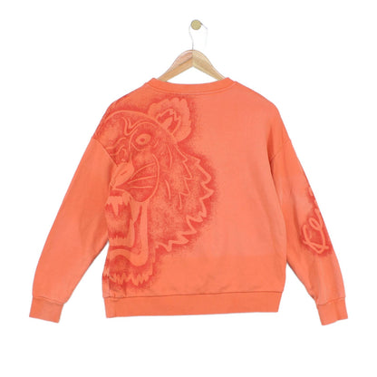 Boys Graphic Sweatshirt Tiger Crew Neck