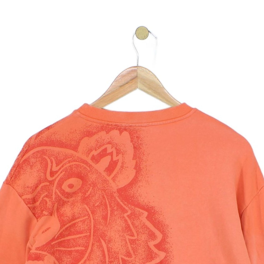 Boys Graphic Sweatshirt Tiger Crew Neck