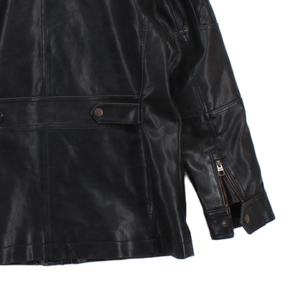 Mens Biker Jacket Full Zip Utility