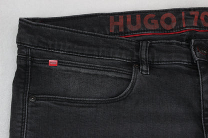 Mens Jeans Denim Slim Fit Stretch Faded