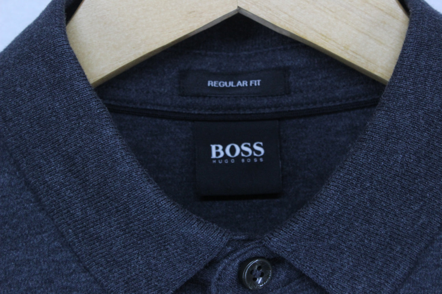 Mens Polo Shirt Long Sleeve Collar