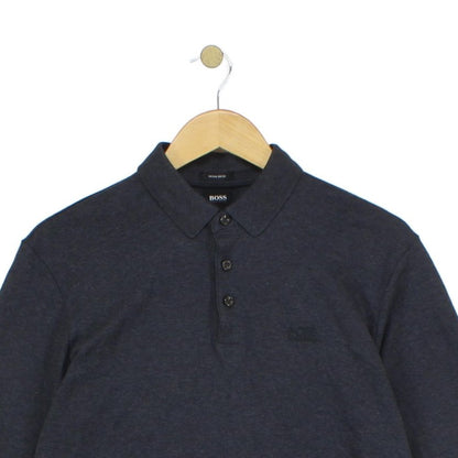 Mens Polo Shirt Long Sleeve Collar