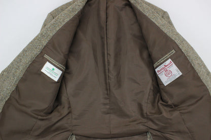 Mens Harris Tweed Blazer Herringbone Wool