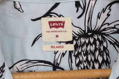 Mens Floral Shirt Short Sleeve Hawaiian Relaxed