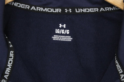 Mens 1/4 Zip Fleece Athletic Long Sleeve
