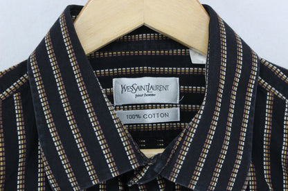 Mens Striped Shirt Long Sleeve