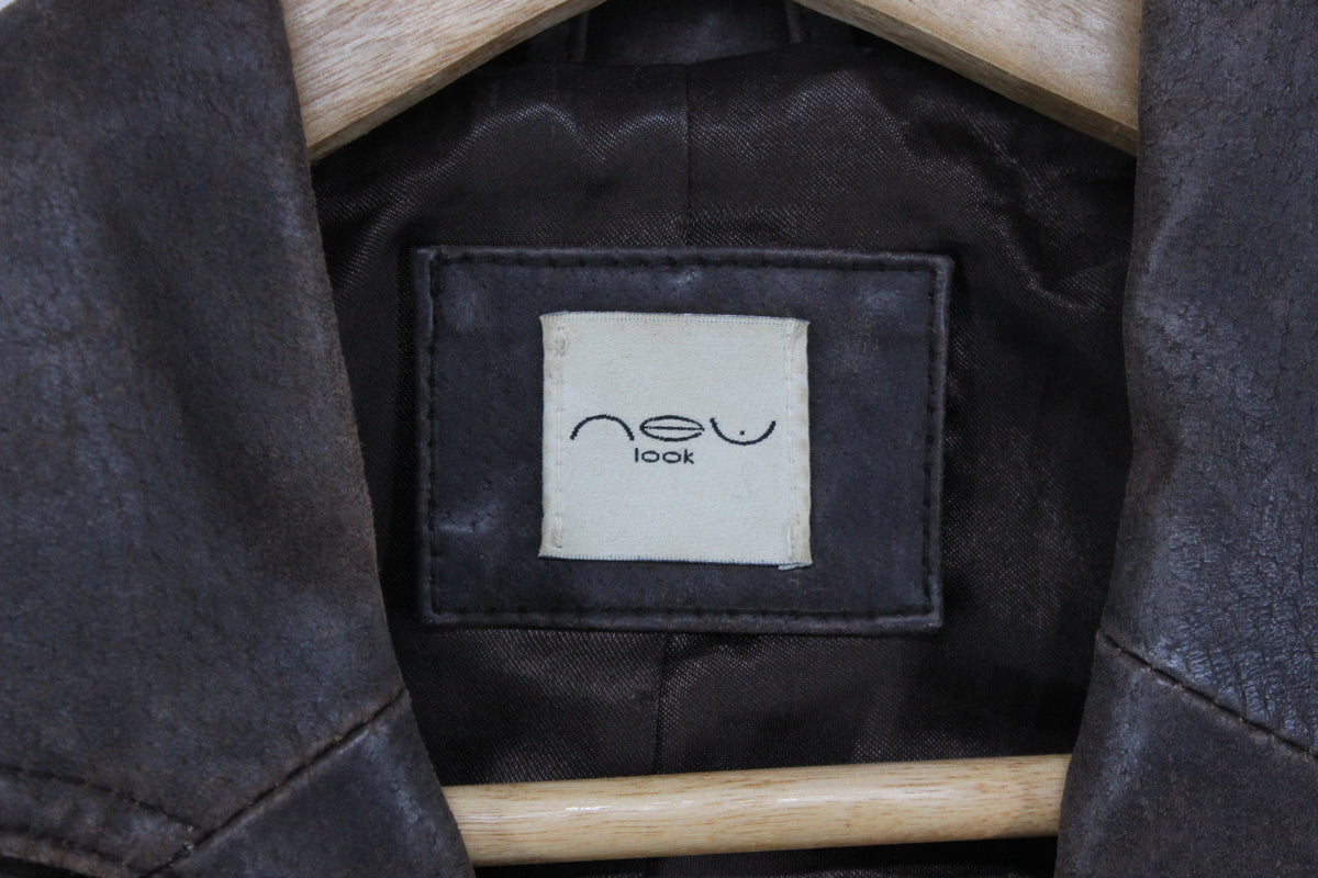 Womens Leather Blazer