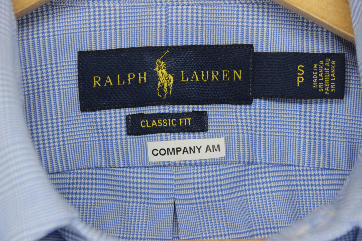 Mens Check Shirt Stretch Classic Fit Long Sleeve