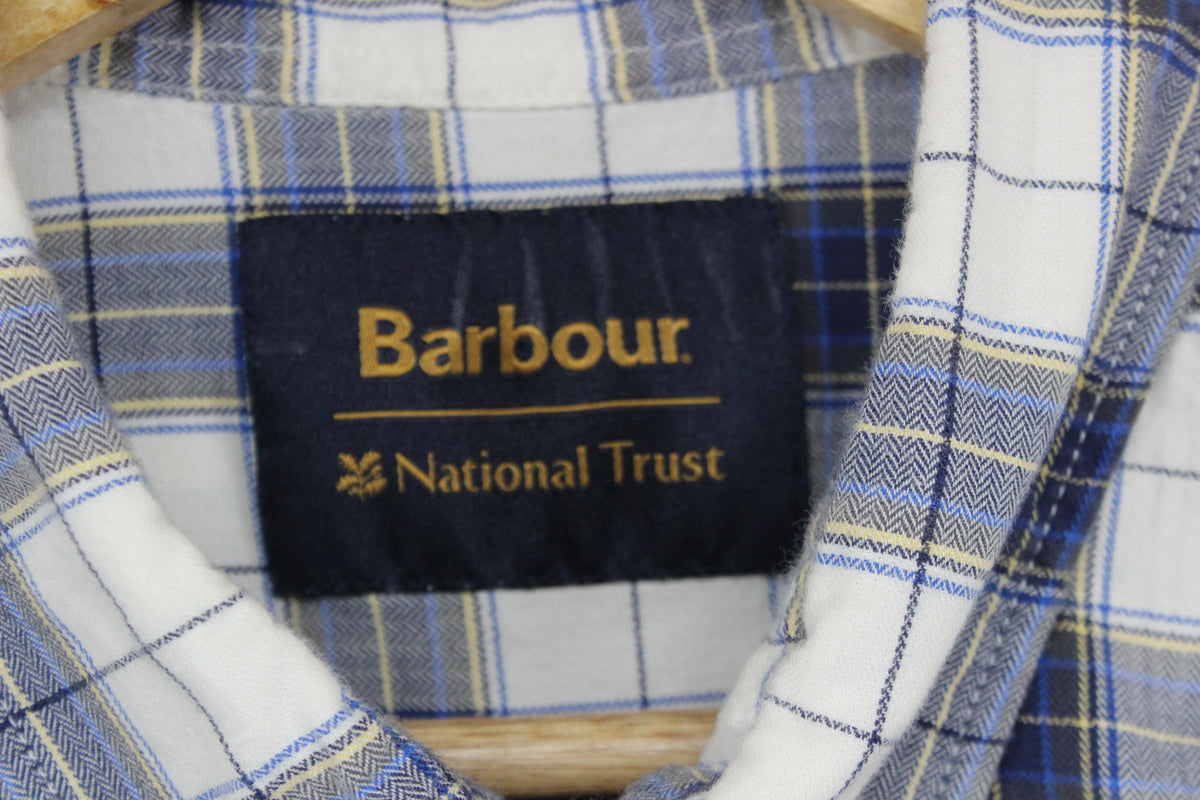 Mens Plaid Shirt Button Down Check
