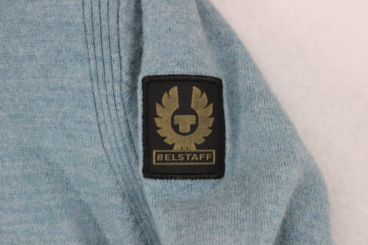 Mens 1/4 Zip Jumper Made In Italy Pullover