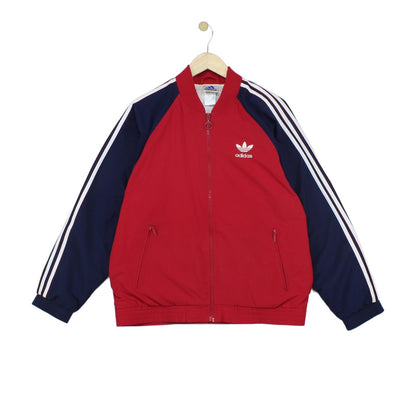 Mens Track Jacket Retro Full Zip