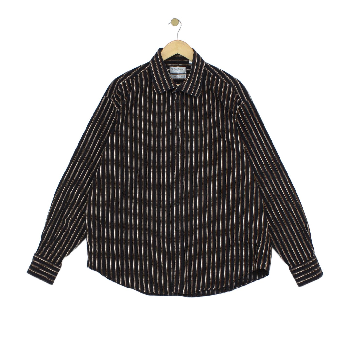 Mens Striped Shirt Long Sleeve