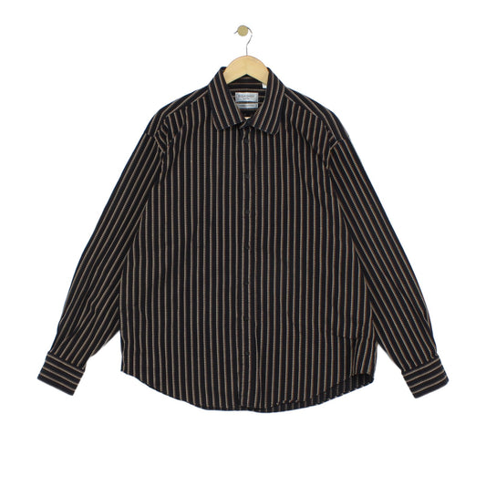 Mens Striped Shirt Long Sleeve