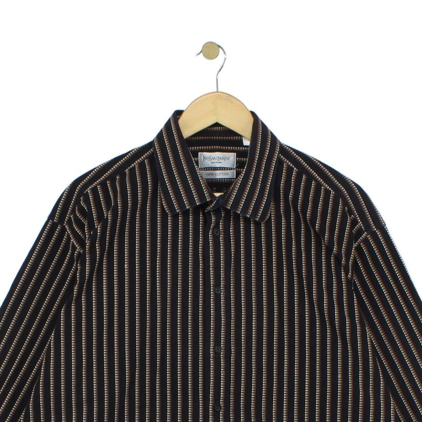Mens Striped Shirt Long Sleeve