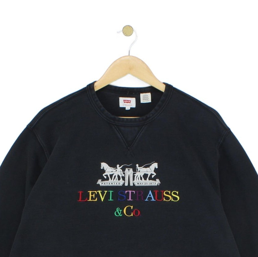 Mens Sweatshirt Logo Crew Neck