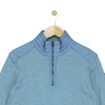 Mens 1/4 Zip Jumper Made In Italy Pullover
