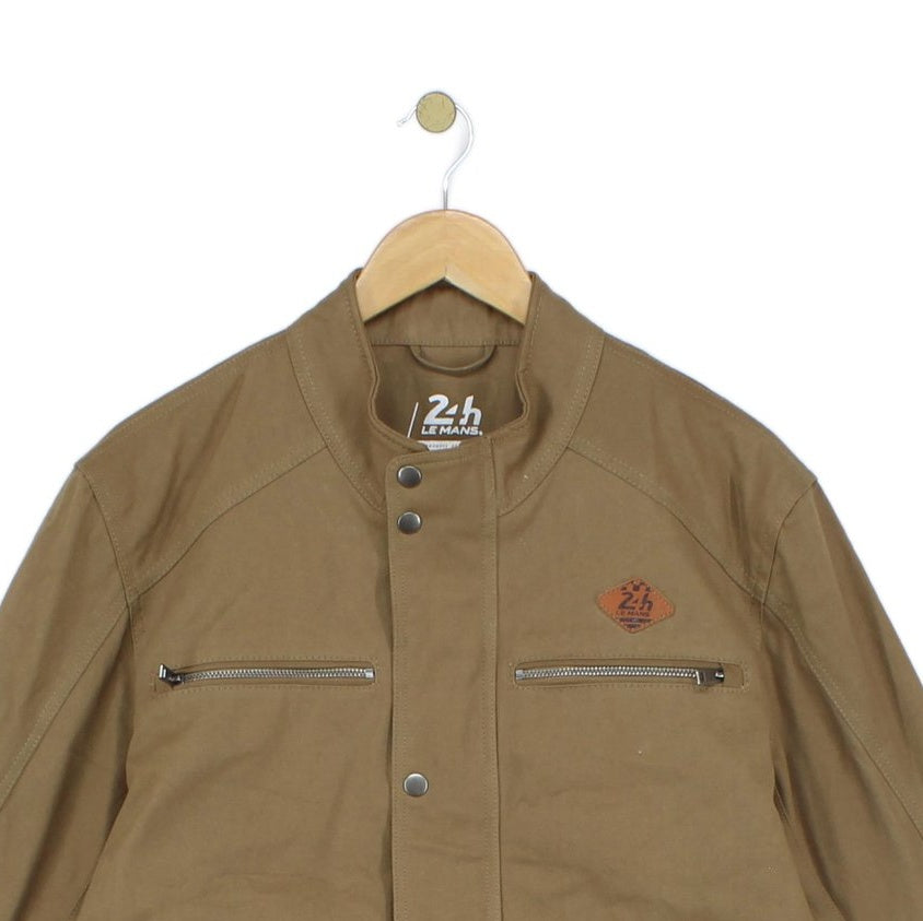 Mens Jacket Full Zip Lightweight Cotton