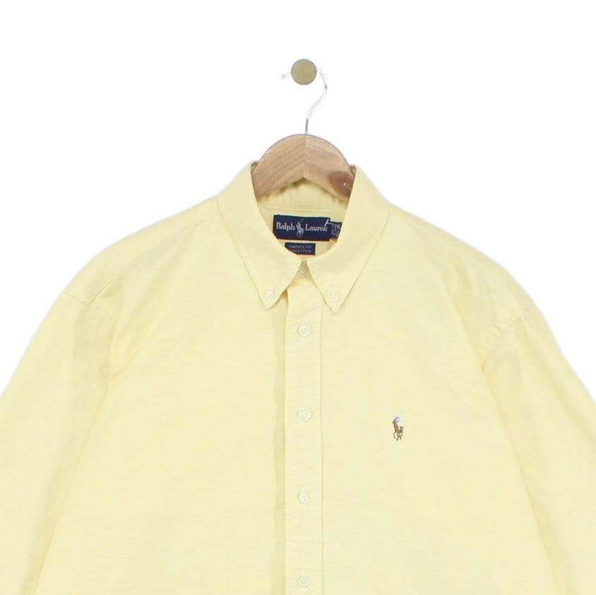 Mens Oxford Shirt Button Up Long Sleeve