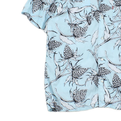 Mens Floral Shirt Short Sleeve Hawaiian Relaxed