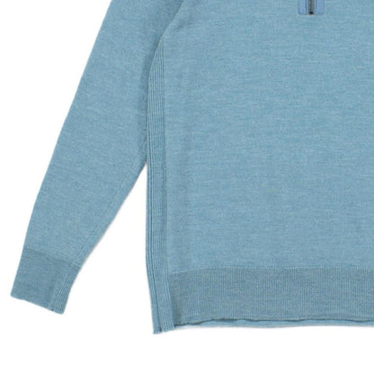 Mens 1/4 Zip Jumper Made In Italy Pullover