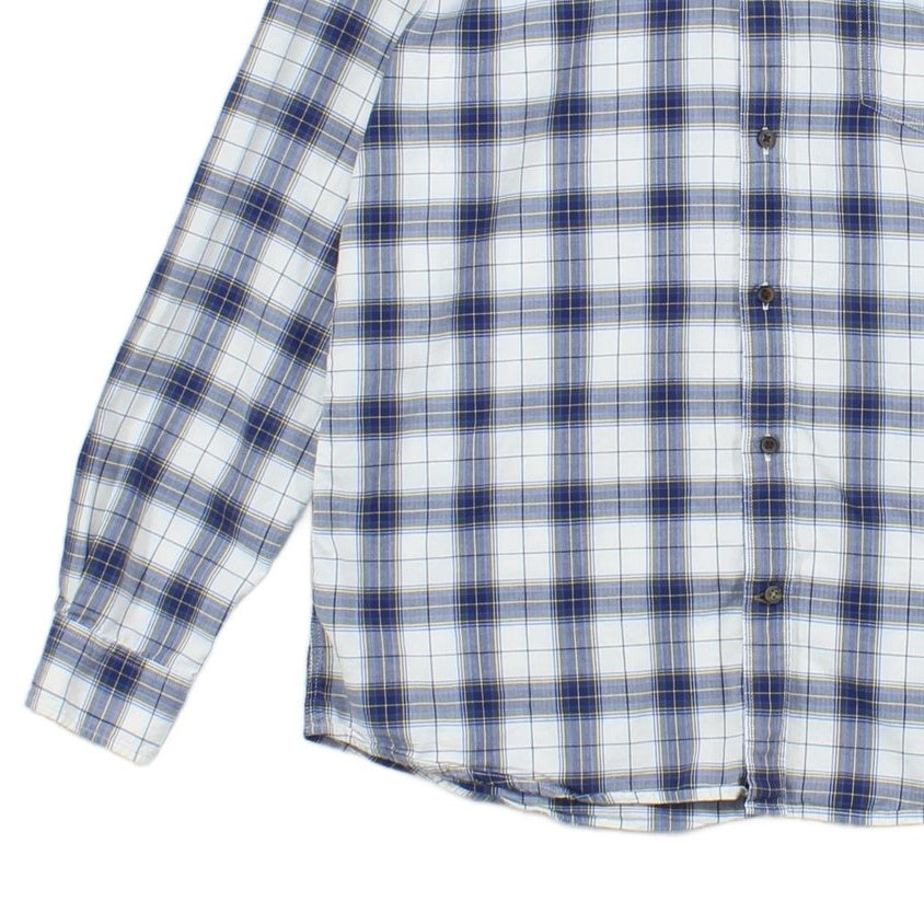 Mens Plaid Shirt Button Down Check