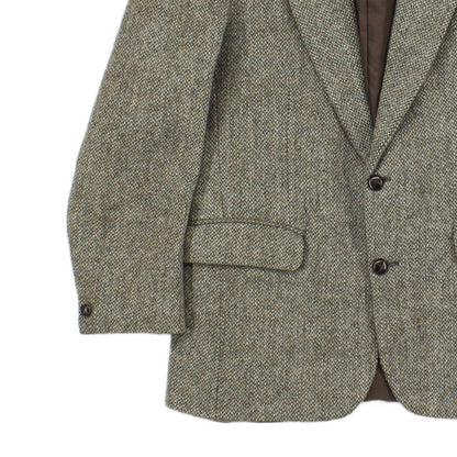Mens Harris Tweed Blazer Herringbone Wool