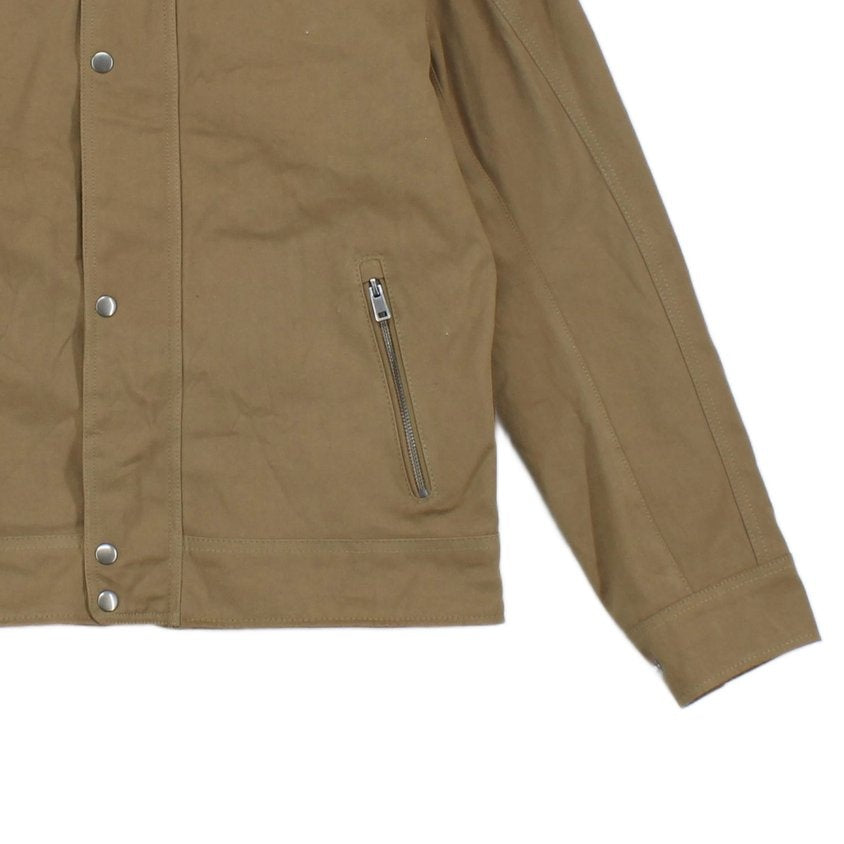 Mens Jacket Full Zip Lightweight Cotton