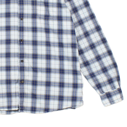 Mens Plaid Shirt Button Down Check