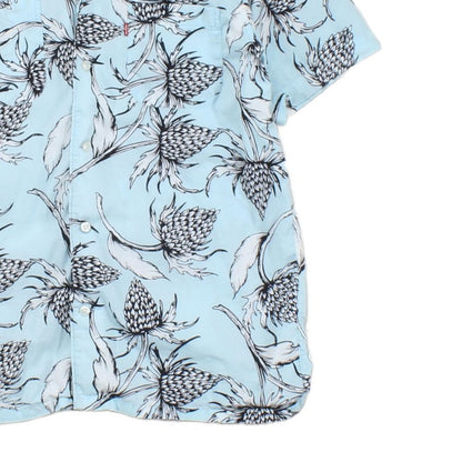 Mens Floral Shirt Short Sleeve Hawaiian Relaxed