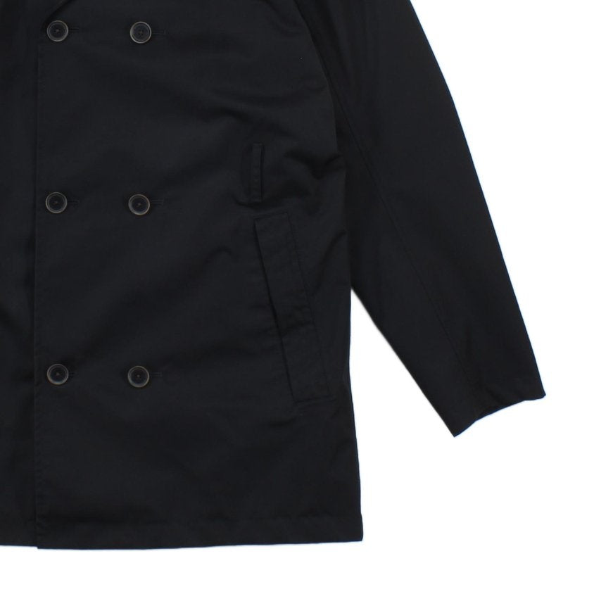 Mens Waterproof Pea Coat Double Breasted