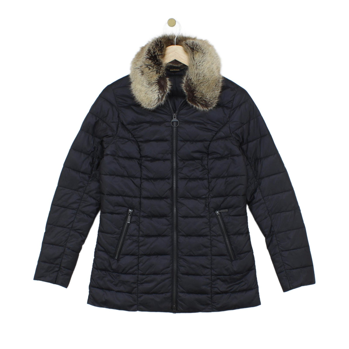 Womens Munro Quilted Jacket Insulated Fur Collar Winter