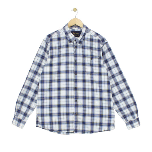 Mens Plaid Shirt Button Down Check