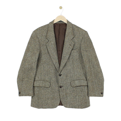Mens Harris Tweed Blazer Herringbone Wool