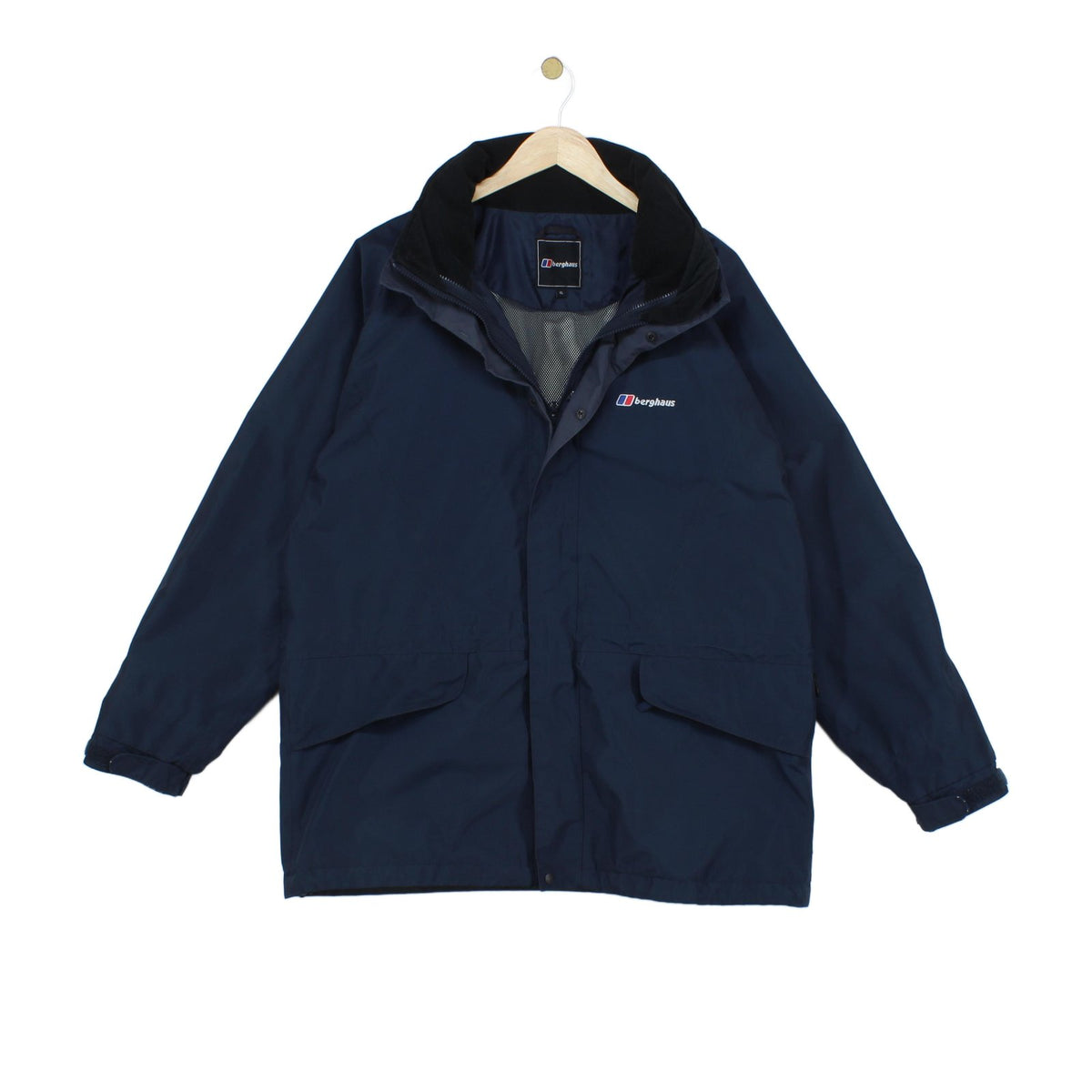 Mens Goretex Waterproof Jacket Full Zip Hooded Outdoor