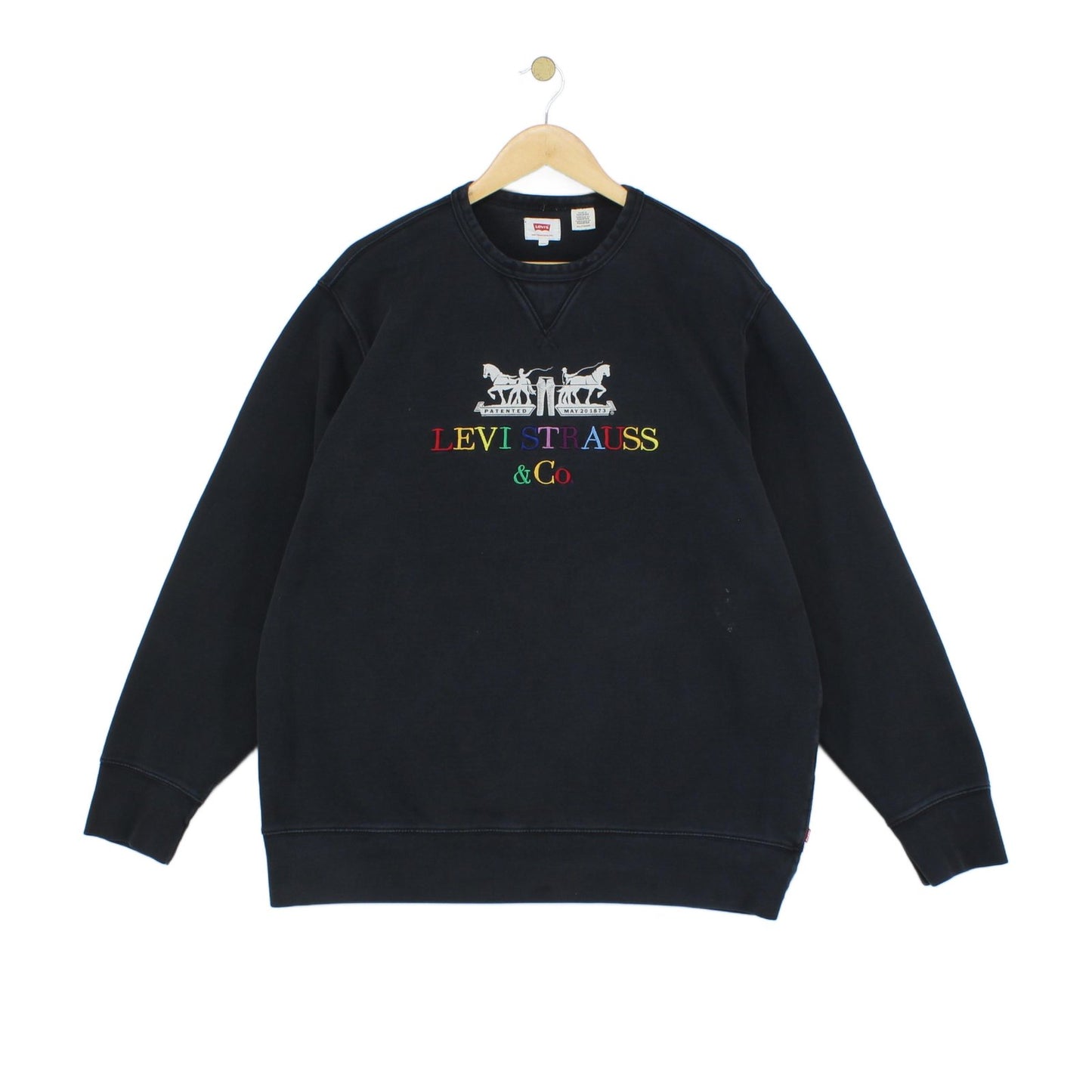 Mens Sweatshirt Logo Crew Neck