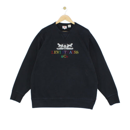 Mens Sweatshirt Logo Crew Neck