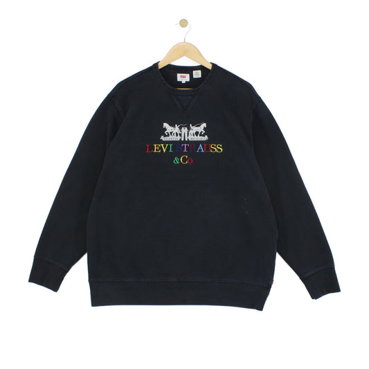 Mens Sweatshirt Logo Crew Neck