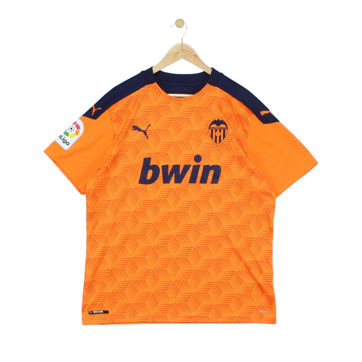 Mens Valencia 2020-21 Football Shirt Away Jersey Short Sleeve