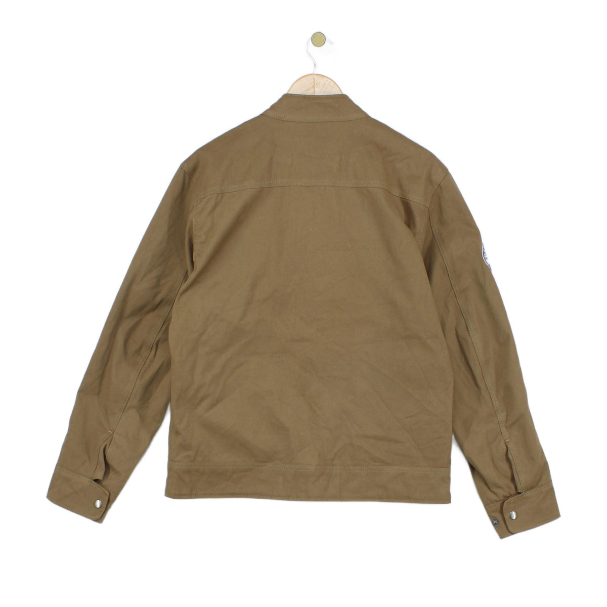 Mens Jacket Full Zip Lightweight Cotton
