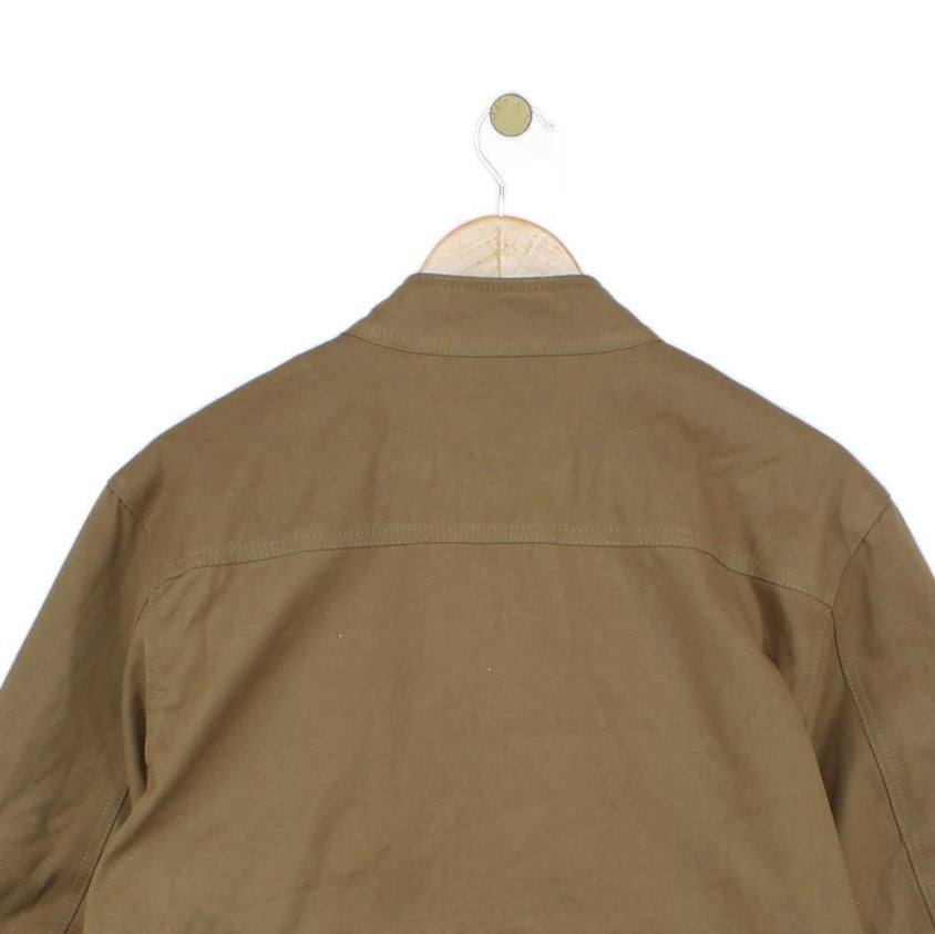 Mens Jacket Full Zip Lightweight Cotton