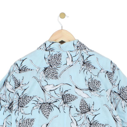 Mens Floral Shirt Short Sleeve Hawaiian Relaxed