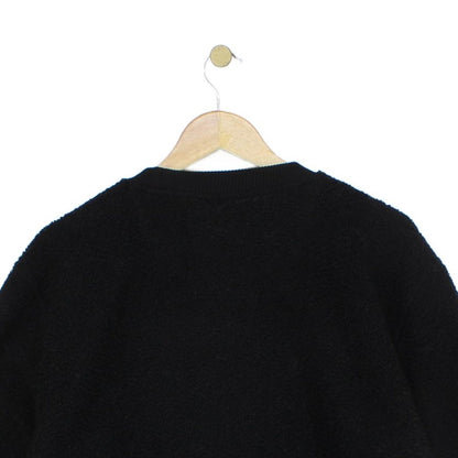 Womens Fleece Sweatshirt Oversized Crew Neck Logo