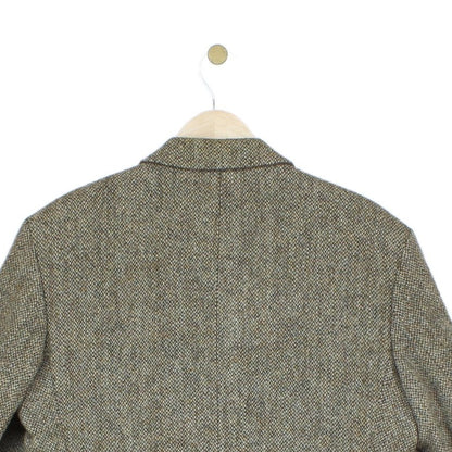 Mens Harris Tweed Blazer Herringbone Wool